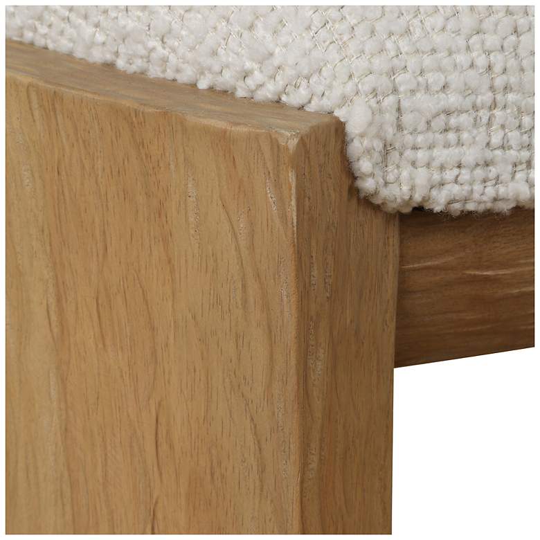 Image 6 Uttermost Port 18" High Natural Small Bench more views