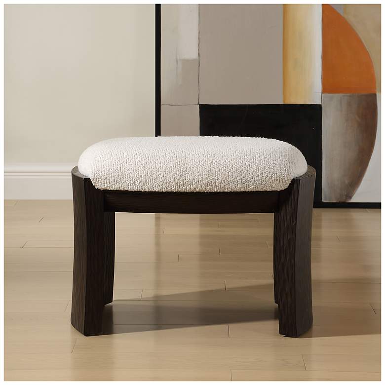 Image 3 Uttermost Port 18" High Walnut Small Bench more views