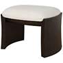 5_Uttermost Port 18" High Walnut Small Bench more views