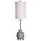 Uttermost Porter Warm Gray Glaze Buffet Table Lamp