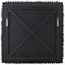 7_Uttermost Portside 24" Square Satin Black Wood Wall Art more views