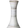 Uttermost Potter Striped Ivory Blue Ceramic Vases Set of 2