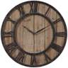 Uttermost Powell 30" Round Wooden Wall Clock