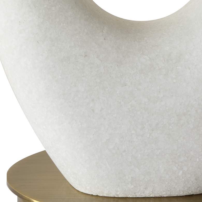 Image 7 Uttermost Promenade 33 1/4" High White Rice Stone Table Lamp more views