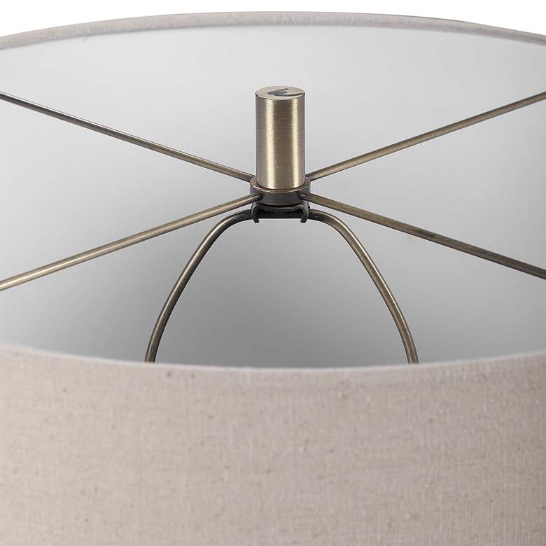 Image 5 Uttermost Prospect 22" Blue Brown and White Accent Table Lamp more views