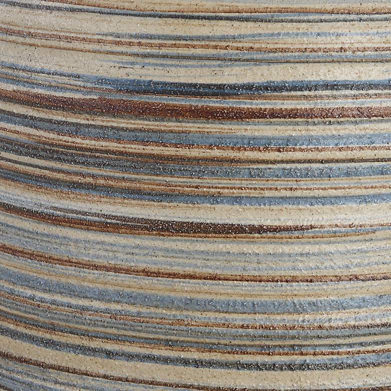 Image 6 Uttermost Prospect 27" High Striped Ceramic Table Lamp more views