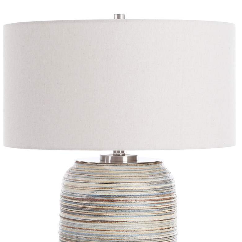Image 5 Uttermost Prospect Striped Ceramic Table Lamp more views