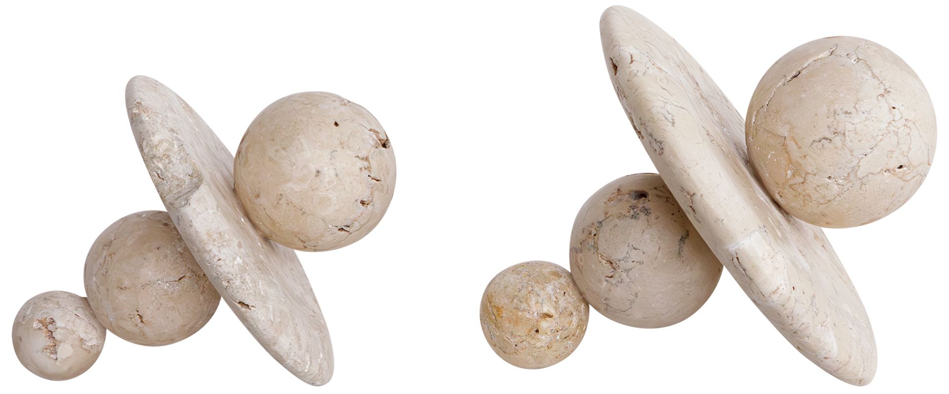 Image 4 Uttermost Quarried Natural Stone Indoor-Outdoor Set of 2 Sculptures more views