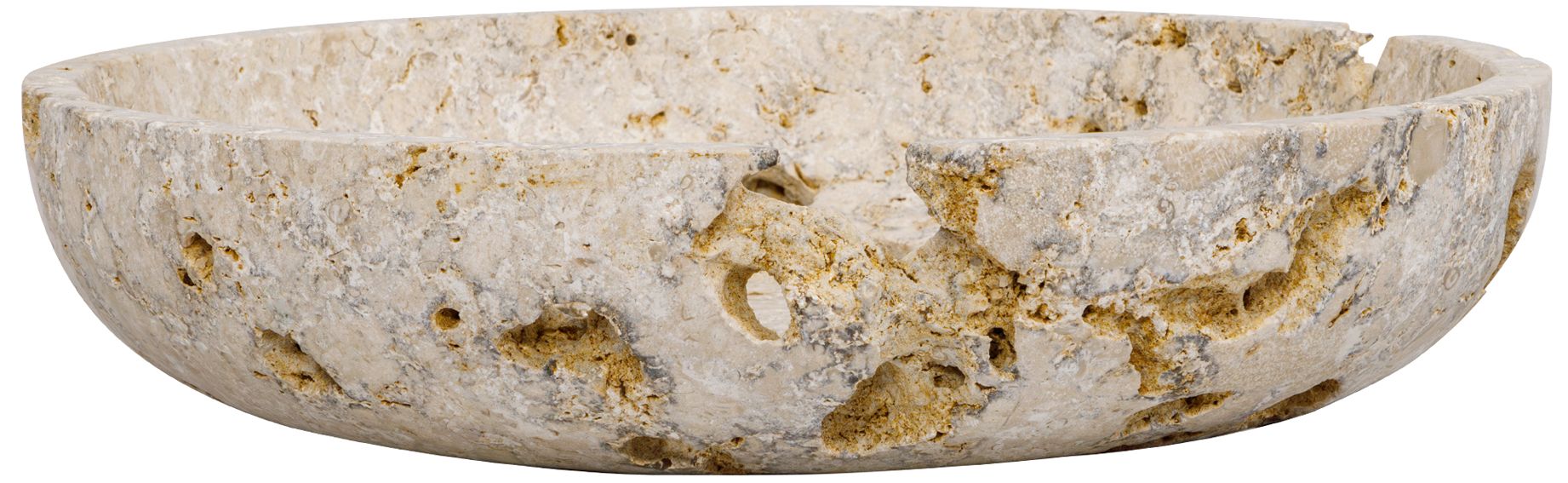 Uttermost Quarried Stone 18" Wide Indoor-Outdoor Bowl