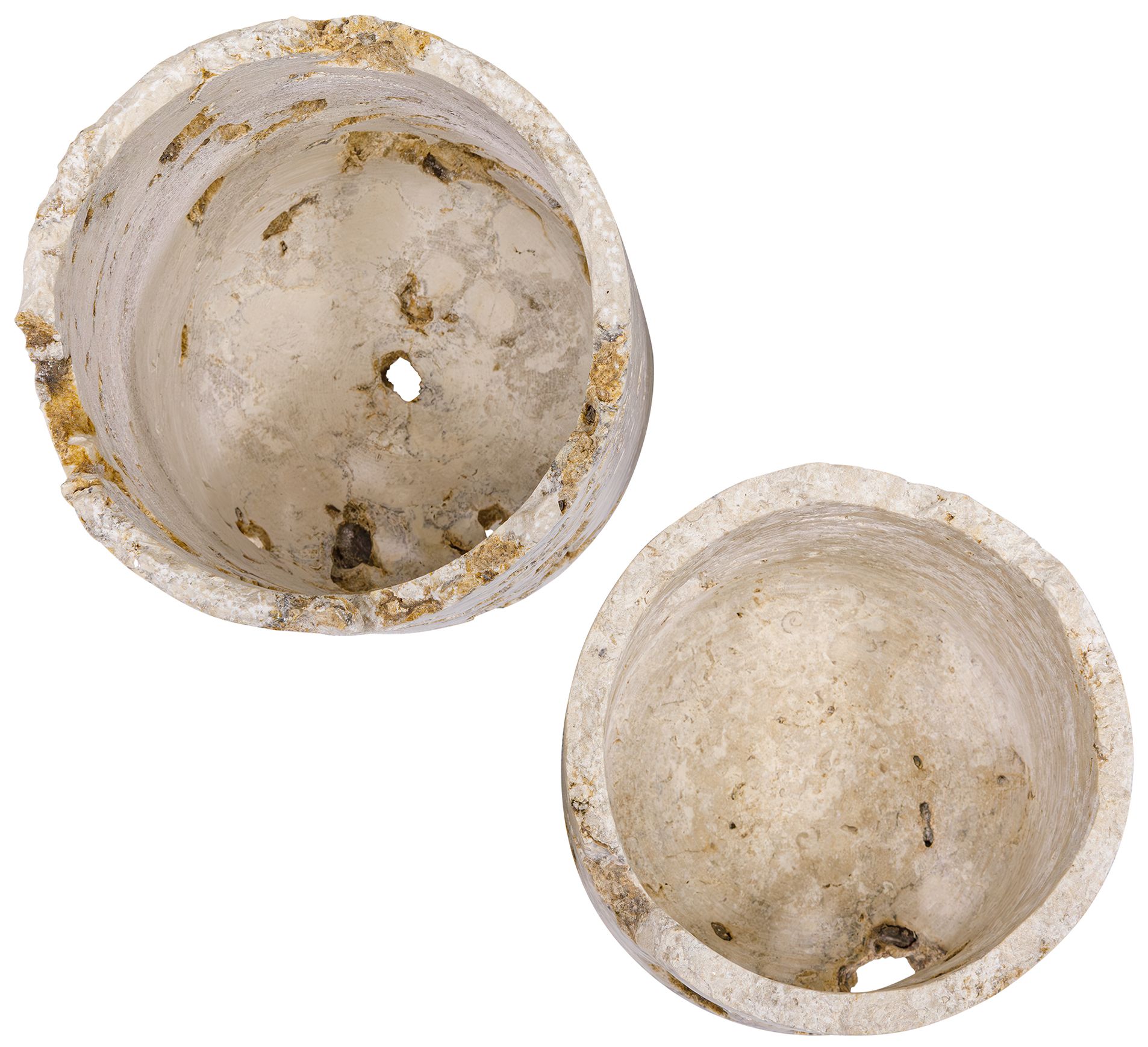 Uttermost Quarried Stone Indoor-Outdoor 2-Piece Candleholders