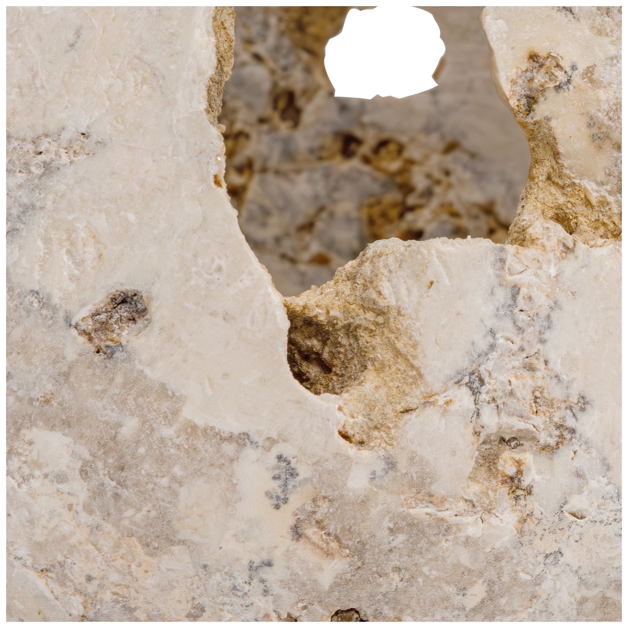 Uttermost Quarried Stone Indoor-Outdoor 2-Piece Candleholders