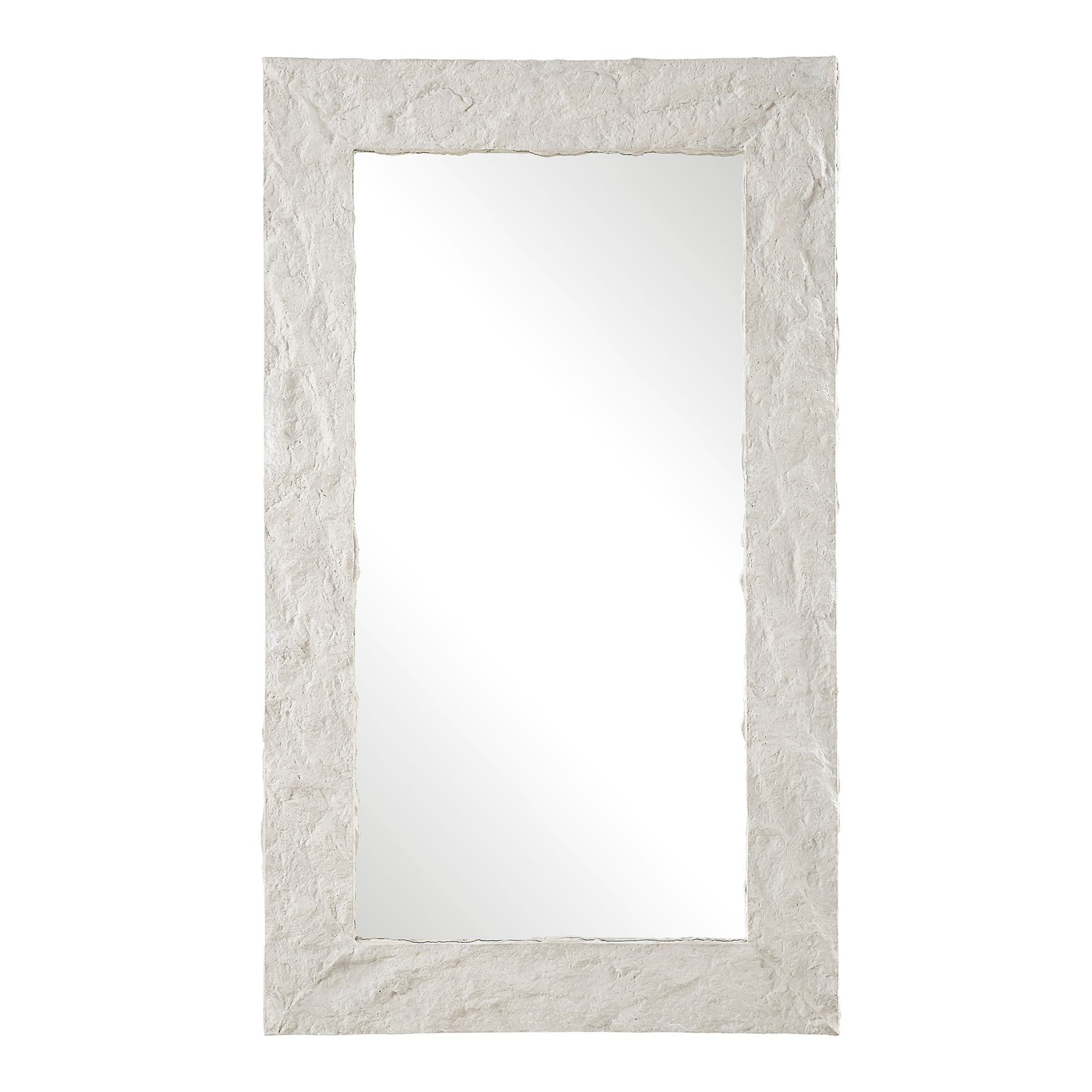Image 2 Uttermost Quarry Aged Ivory 28" x 48" Rectangular Wall Mirror