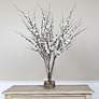 Uttermost Quince Blossoms Silk 36" High Faux Flower in Vase