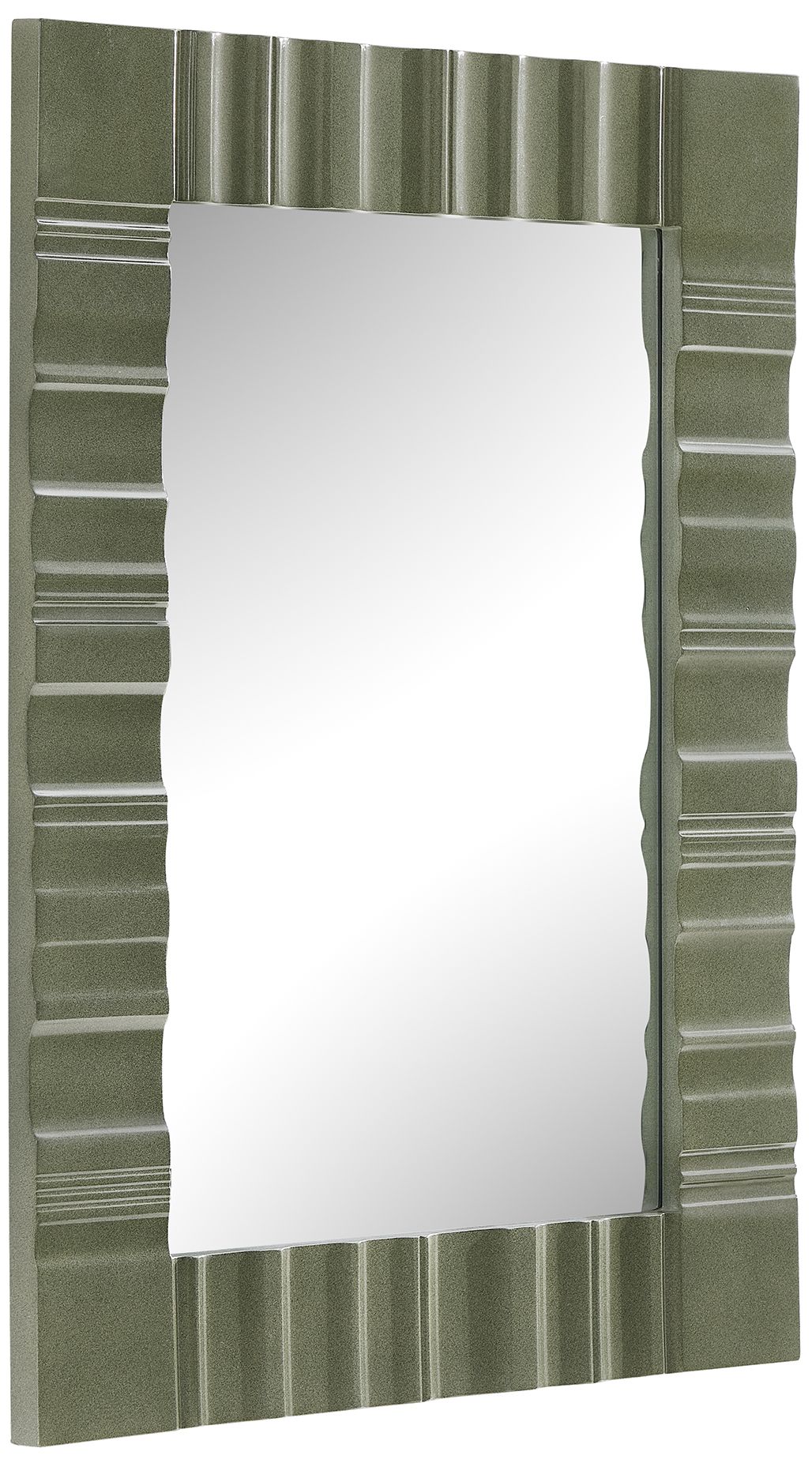 Image 4 Uttermost Quincey Mottled Green 30" x 40" Wall Mirror more views
