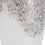 7_Uttermost Quinn 28 3/4" High White and Mottled Gray Glass Table Lamp more views