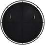 6_Uttermost Radius 34 x 34 Black and Gold Round Wall Mirror more views