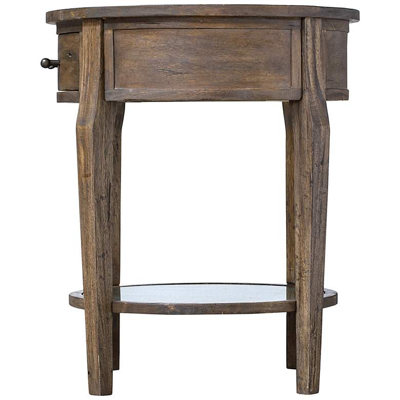 Image 4 Uttermost Raelynn 28.5" High Mirror Top Wood Side Table more views