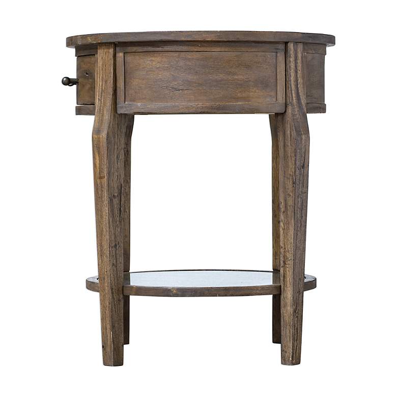 Image 5 Uttermost Raelynn 28.5" High Mirror Top Wood Side Table more views