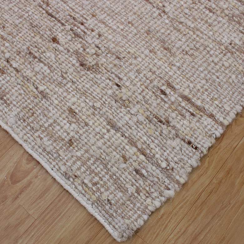 Image 3 Uttermost Rafael 9'x6' Ivory Wool Area Rug more views