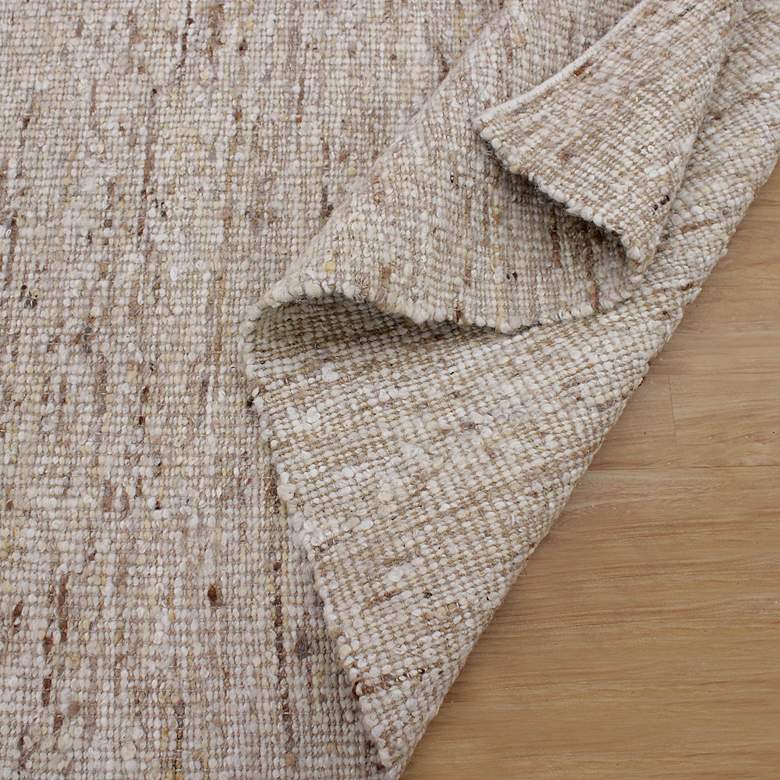 Image 4 Uttermost Rafael 9'x6' Ivory Wool Area Rug more views