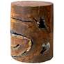 2_Uttermost Rafe 18" H x 13 1/2" W Teak Wood Accent Stool