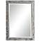 Uttermost Raffi Aged Silver and Ivory 30" x 42" Wall Mirror