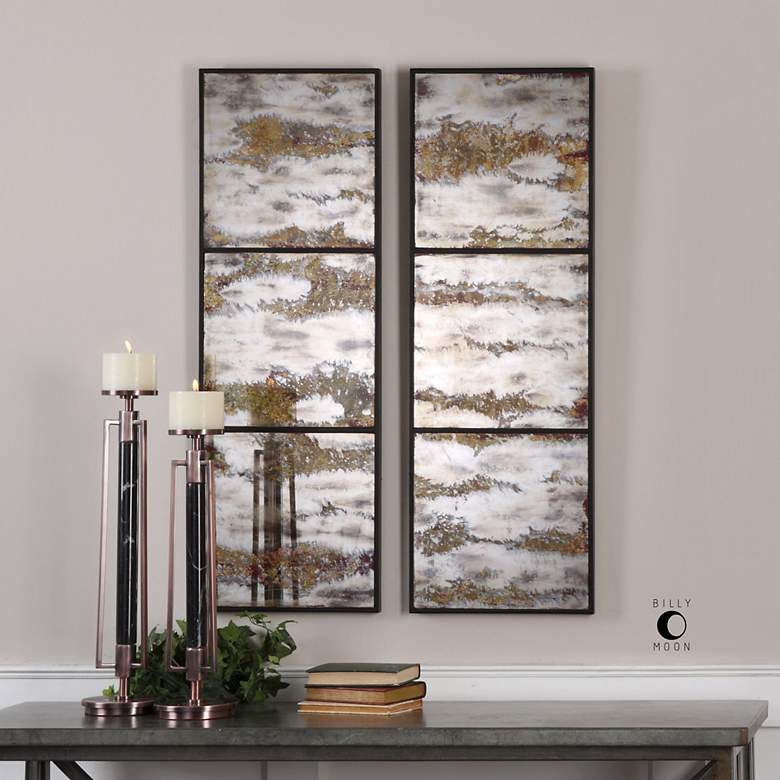 Image 1 Uttermost Rahila 2-Piece 42" High Framed Wall Art Set