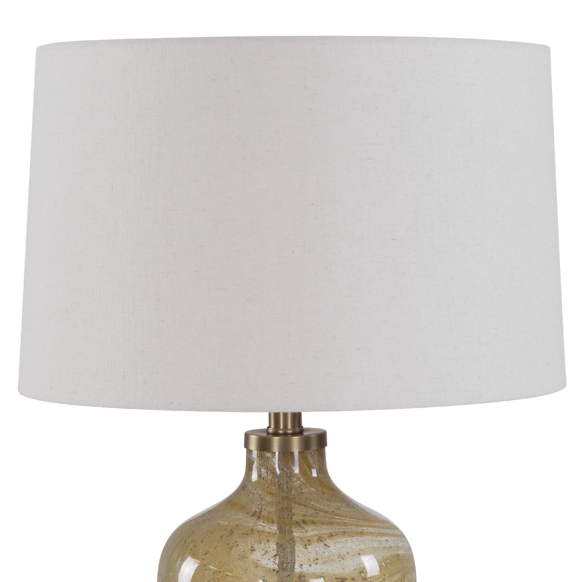 Image 5 Uttermost Rainer 25 1/2" Amber Glass Table Lamp more views