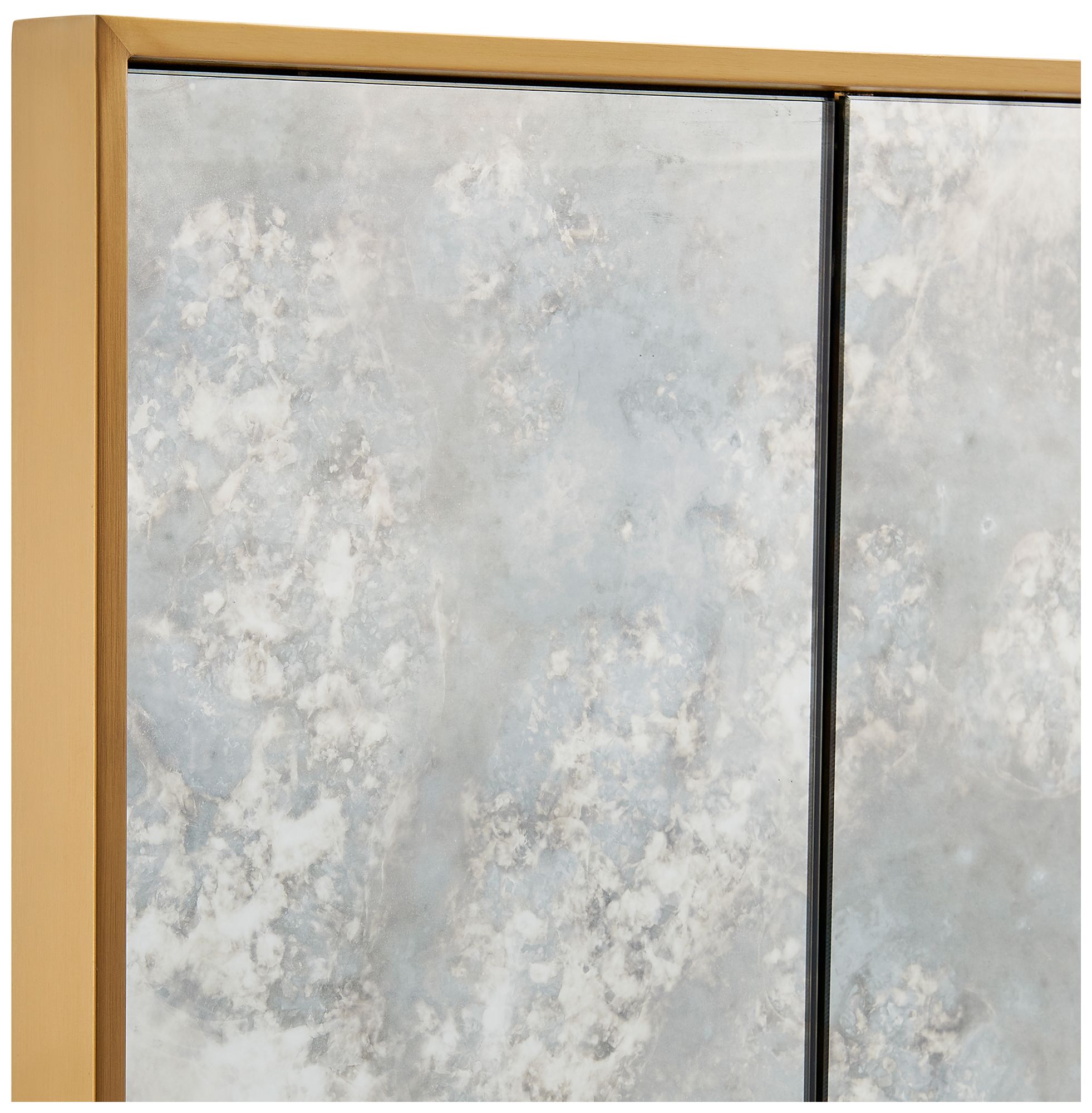 Image 5 Uttermost Rally 49 1/4" x 81 1/4" Antiqued Stainless Steel Frame Mirror more views