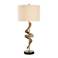 Uttermost Rams Horn 33 1/2" High Antique Brass Table Lamp