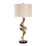 3_Uttermost Rams Horn 33 1/2" High Antique Brass Table Lamp more views