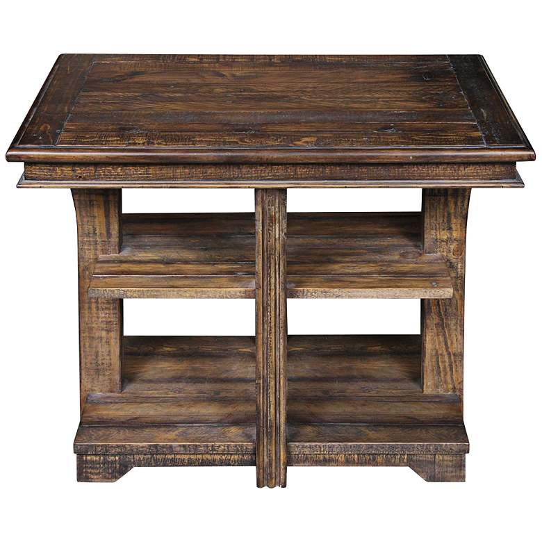 Image 1 Uttermost Ramsey Solid Pine End Table