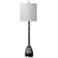 Uttermost Rana Silver Bronze Ceramic and Crystal Buffet Lamp