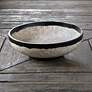 Thumbnail1 of Uttermost Rastia 14" Wide Neutral Terrazzo Decorative Bowl