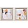 Uttermost Ravel 19 3/4" Square 2-Piece Framed Wall Art Set