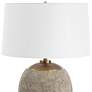 5_Uttermost Raylan 25 1/2" Modern Rubbed Brown Concrete Table Lamp more views