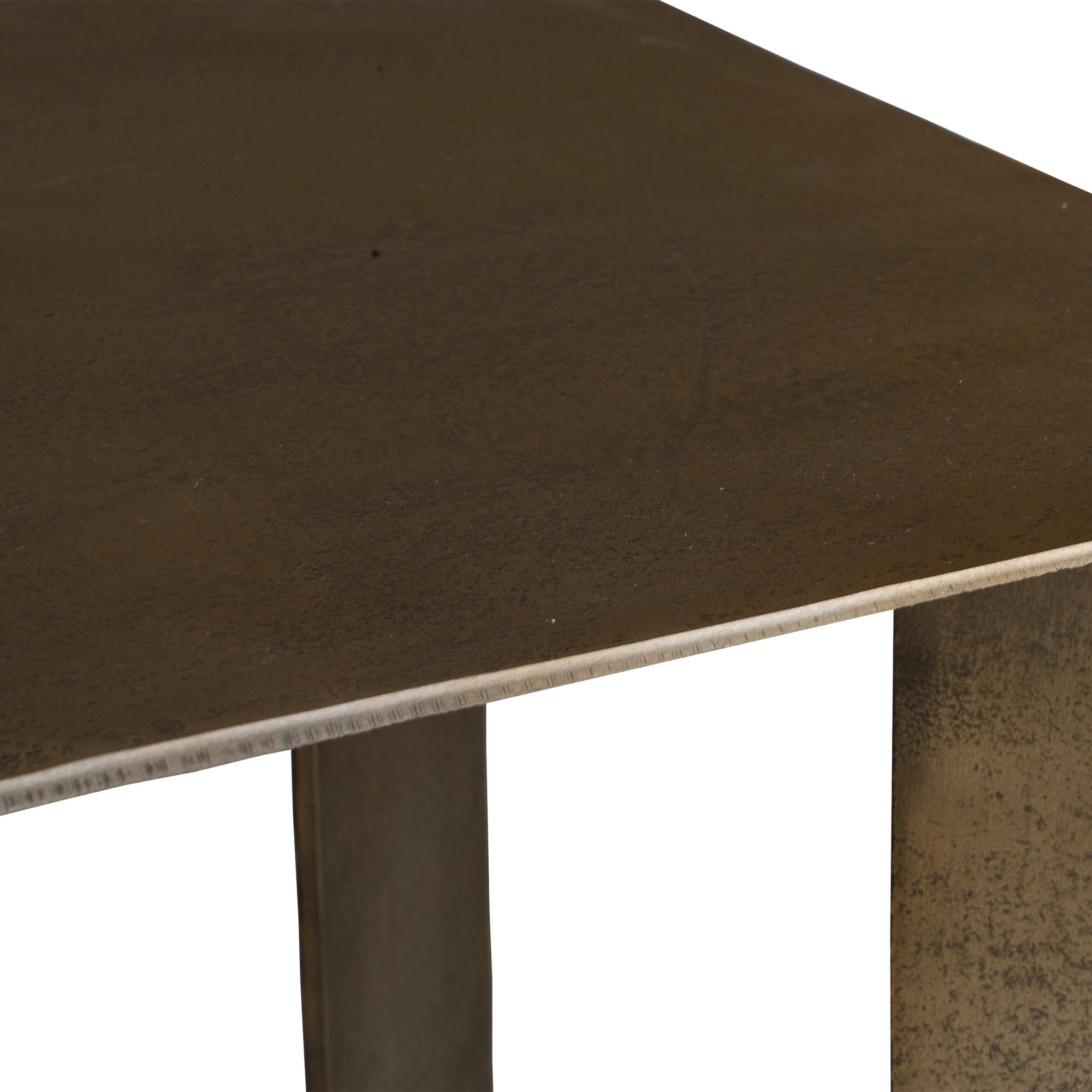 Image 7 Uttermost Reade 22" H x 18" W Brass Cast Aluminum Accent Table more views