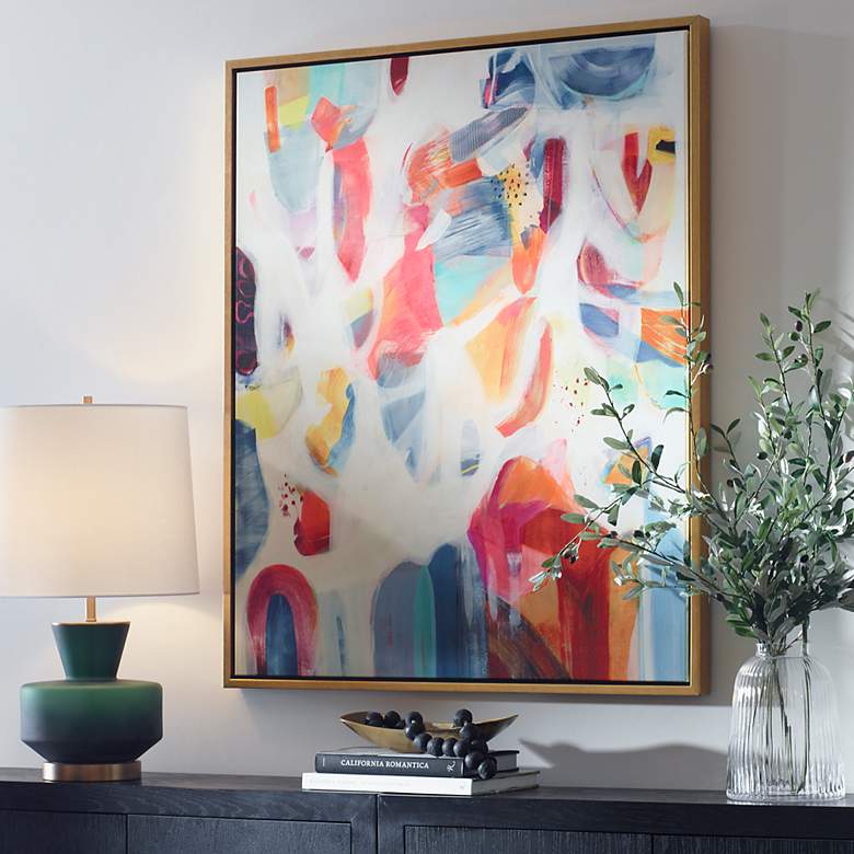 Image 1 Uttermost Reawaken 45.8" Framed Canvas