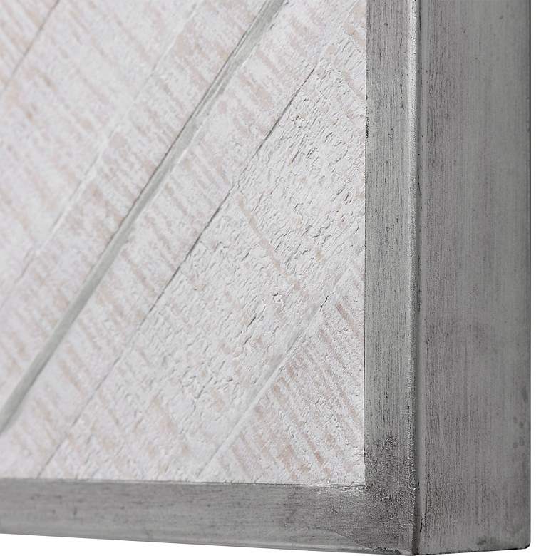 Image 5 Uttermost Redondo White-Washed 24" Square Wood Wall Decor more views