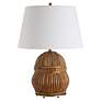 2_Uttermost Reed Aged Rattan Table Lamp
