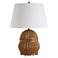 Uttermost Reed Aged Rattan Table Lamp
