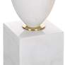 5_Uttermost Regalia 31 1/4" White Marble Beaded Table Lamp more views