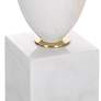 Uttermost Regalia 31 1/4" White Marble Beaded Table Lamp