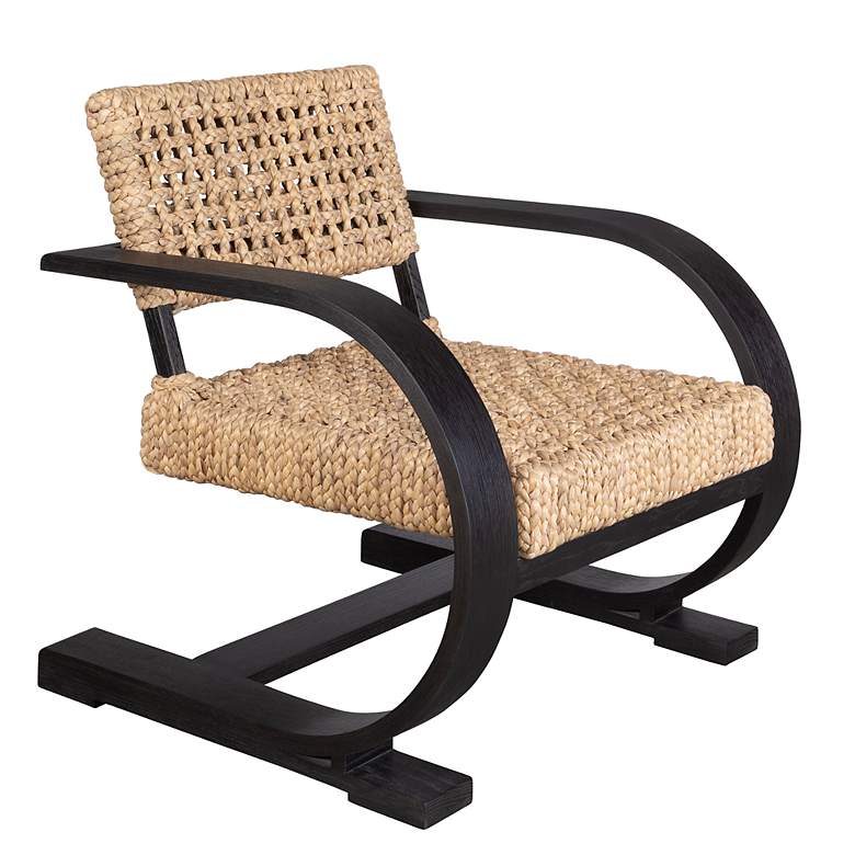 Image 3 Uttermost Rehema Black Accent Chair more views