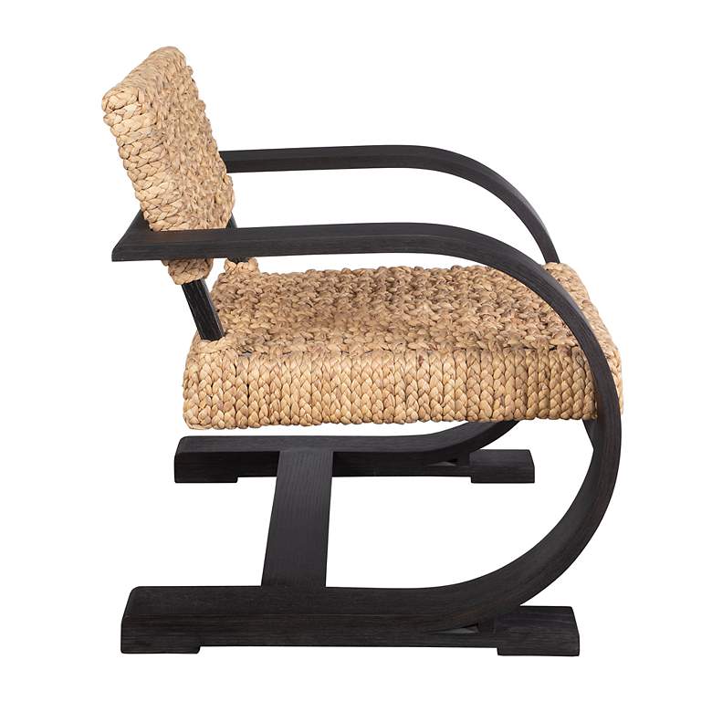 Image 4 Uttermost Rehema Black Accent Chair more views