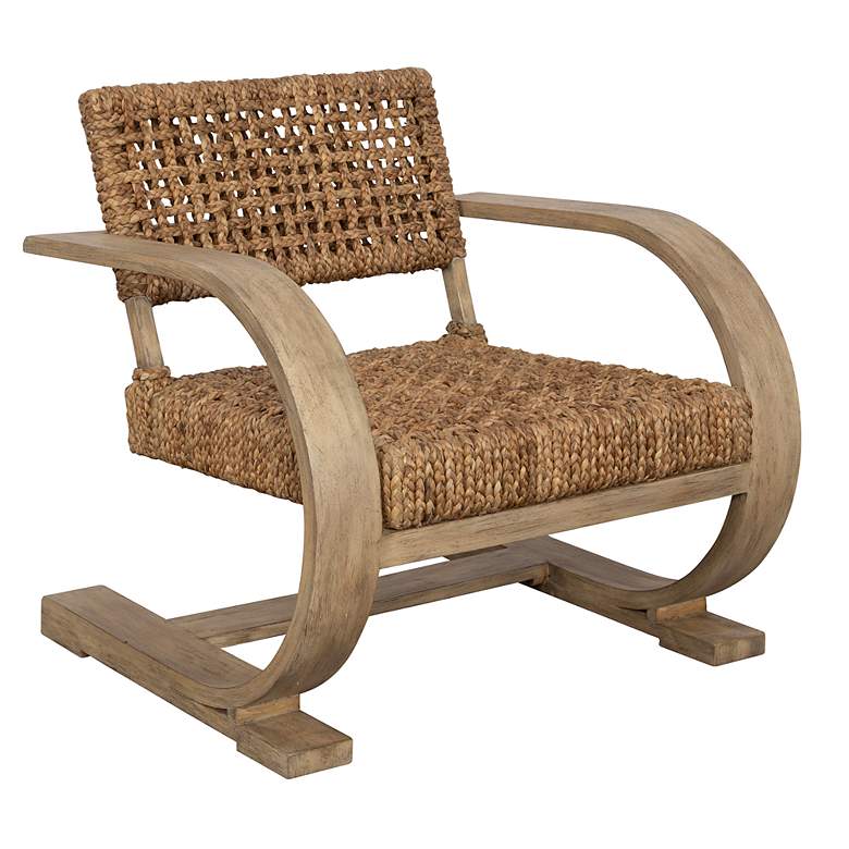 Image 3 Uttermost Rehema Driftwood Accent Chair more views
