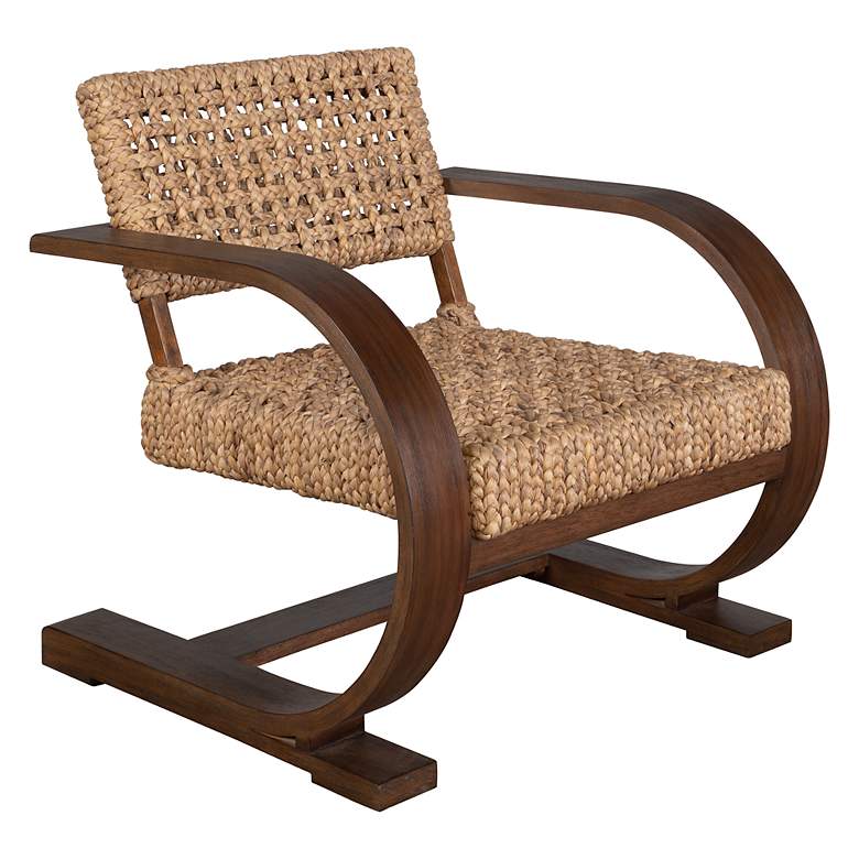 Image 3 Uttermost Rehema Walnut Accent Chair more views