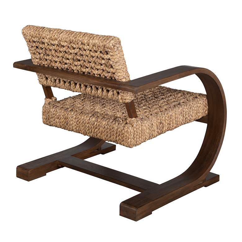 Image 6 Uttermost Rehema Walnut Accent Chair more views