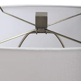Image5 of Uttermost Relic 26" Antiqued Gold and Black Open Ring Table Lamp more views