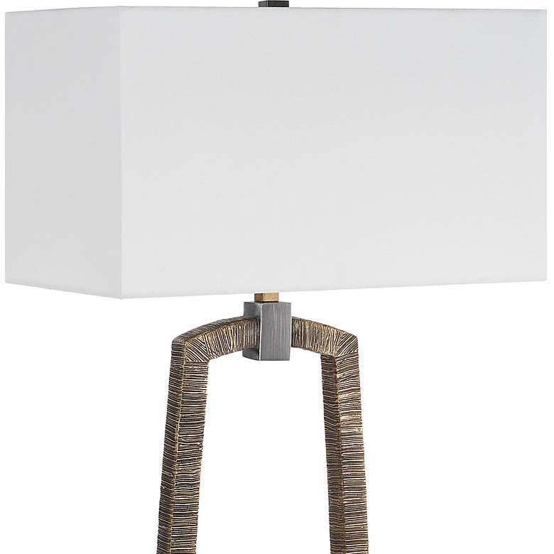 Image 6 Uttermost Relic Antiqued Gold Floor Lamp more views